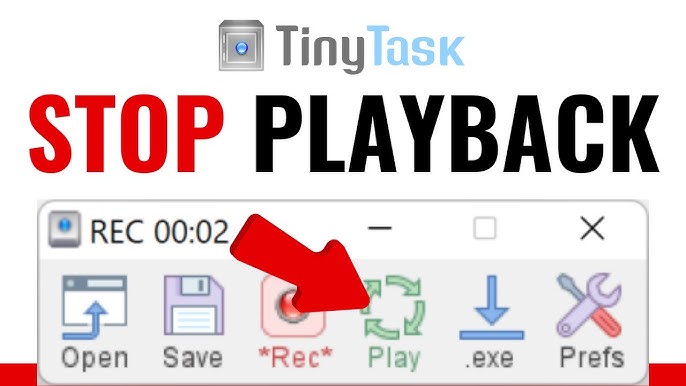 How to stop TinyTask